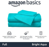 Amazon Basics Kid's Sheet Set - Soft, Easy-Wash Lightweight Microfiber - Full, Hot Pink LCDS