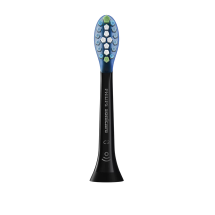 3 Pack Philips Sonicare C3 Premium Plaque Control Standard Sonic Toothbrush Heads, Black-HX9043/25