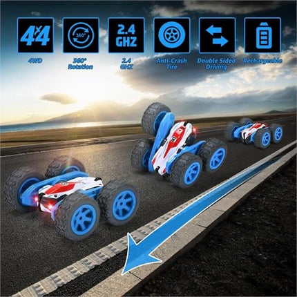CREEPING CAR SERIES Remote Control Stunt Car, 9368 SKY BLUE