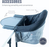 guzzie+Guss G+G201 Perch Table Chair, Charcoal