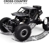Remote Control Rock Crawler Truck – 4WD RC Off-Road Vehicle with Shock Absorbers, Big Wheels, and Rechargeable Battery