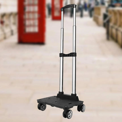 Yinanstore Luggage Cart Backpack Trolley Airplane Wheels Durable Hand Truck Luggage Cart with Wheels for Shopping Moving Teens Children four wheeled