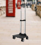 Yinanstore Luggage Cart Backpack Trolley Airplane Wheels Durable Hand Truck Luggage Cart with Wheels for Shopping Moving Teens Children four wheeled