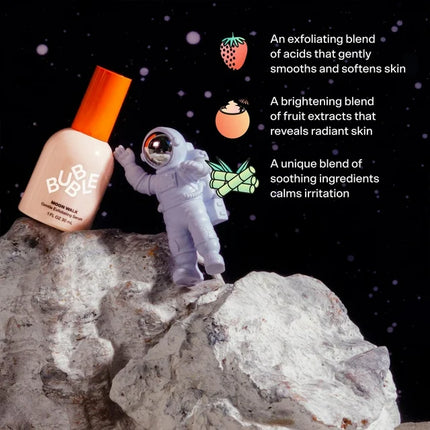 Bubble Skincare Moon Walk Gentle Exfoliating Serum, 1 FL OZ / 30ml