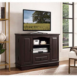 WALKER EDISON Highboy 48" TV Stand with Storage Espresso, WQ42BC3ES