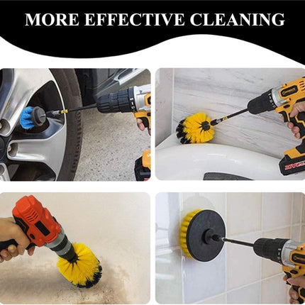 NEW, Iclean 20PC Drill Brush Power Clean Scrub + Pad Replacements Kit ATTACHMENT