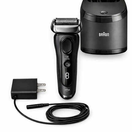 BRAUN S8 Series Wet & Dry Electric Shaver with Charger & smart Center