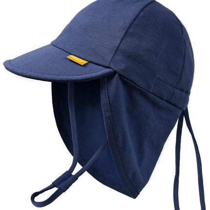 FURTALK Baby Sun Hat UPF 50+ UV Ray Sun Protection Cotton Toddler Hats, Navy