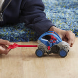 Marvel Spider-Man: Spider-Ham Stunt Vehicle 6-Inch-Scale Super Hero Action Figure and Vehicle Toy Great Kids for Ages 4 and Up