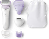 (New Open)Philips SatinShave Prestige Women's Electric Shaver 5 Accessories, BRL170/00