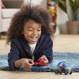 Marvel Spider-Man: Spider-Ham Stunt Vehicle 6-Inch-Scale Super Hero Action Figure and Vehicle Toy Great Kids for Ages 4 and Up