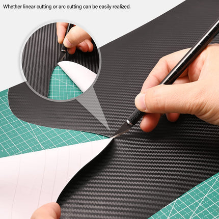 EHDIS 1pc Precision Craft Tool Cutting Stencil Knife Tool Craft for Art Cutting Craft, Modeling,  Clay Mat Plastic, Black