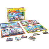 Disney Junior Firebuds 4-Pack of 24-Piece Puzzles for Kids Ages 4-8 with Interchangeable Characters- Bo, Flash, Violet- Kids Puzzles, Toys for Kids