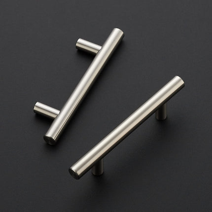 IAQWE 25 Pack |3-3/4" (96mm) Hole Centers Brushed Nickel Stainless Kitchen Cabinet Handles 5”Length, 36010059SS-24