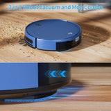 ROBOT 2 in 1 Mopping Robot Vacuum Cleaner with Schedule, Wi-Fi/Voice/App LIKE NEW NAVY