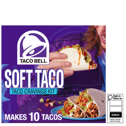 Taco Bell Soft Taco Cravings Kit, 420 g Box