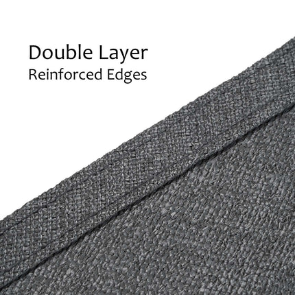 Sun Shade Sail HDPE Breathable 98% UV Block Garden Patio Outdoor Sunscreen Awning Canopy with Free Ropes(Grey, 10' x 10' x 10')