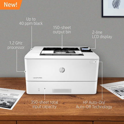 HP LaserJet Pro M404N Monochrome Printer with Built-in Ethernet W1A52A