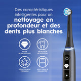 Oral-B iO6 Electric Toothbrush, for a Deep Clean and Whiter Teeth, Opal Grey, iO Series 6 with 1 Toothbrush, 1 Brush Head, and 1 Travel Case
