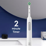Oral-B Pro 1000 Electric Toothbrush, White, Rechargeable Power Toothbrush