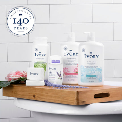Ivory Bar Soap Notes of Aloe, 900 g Total (10 Count of 90 g Each)