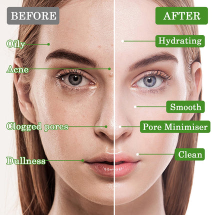 SALDOER 5PCS Green Tea Face Sheet Mask + 8PCS Green Tea Clay Mask Set, Oil Control Deep Cleansing Green Tea Clay Mask with Brush for All Skin Types
