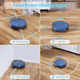 ROBOT 2 in 1 Mopping Robot Vacuum Cleaner with Schedule, Wi-Fi/Voice/App LIKE NEW NAVY