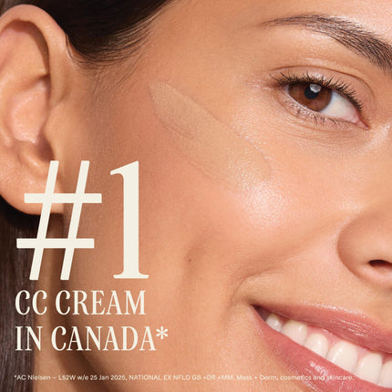 Marcelle CC Cream SPF 35, Light Medium, Complete Correction, Tinted Moisturizer, Perfume-Free, Paraben-Free, Oil-Free, Hypoallergenic, Cruelty-Free, 30 mL