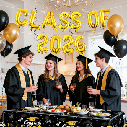 Tangparty Class of 2026 Letter Balloon for Decor, Parties, Graduation, Senior 2026 Party Supplies, College High School Grad