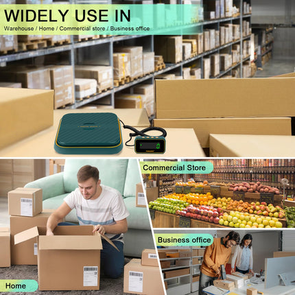 THINKSCALE 86lb Capacity Shipping Scale, 0.1oz Precision, Tare, Hold & Foldable  Small Business & Parcels | Battery & Type-C Charging