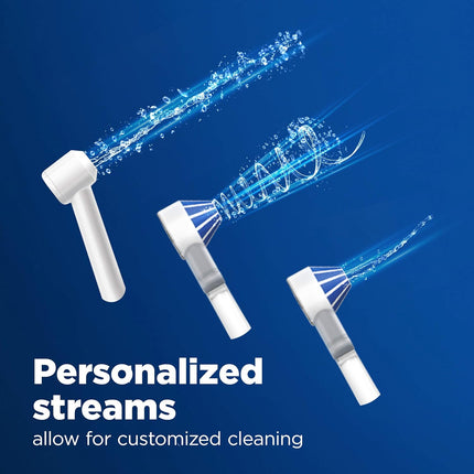 Oral-B Water Flosser, Oral Irrigator Handle with 6 Nozzles