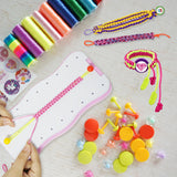 HRTELISI Bracelet Making Kit, Friendship Bracelet Kit - Girls Gifts 8-12 Years Old, Birthday Gifts Ideas for Girl 7 8 9 10 11 12, Popular Bracelet Crafts Toys for Kids