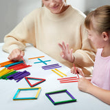Gusto [200 Count] 4.5 Inch Colored Popsicle Sticks for Crafts