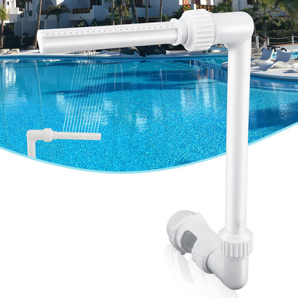 Pool Fountain, Pool Sprinkler Fountain for Both Ground and Inground Pools Adjustable Waterfall Fountain Spray High-Pressure for Swimming Pool SPA Accessories