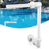 Pool Fountain, Pool Sprinkler Fountain for Both Ground and Inground Pools Adjustable Waterfall Fountain Spray High-Pressure for Swimming Pool SPA Accessories
