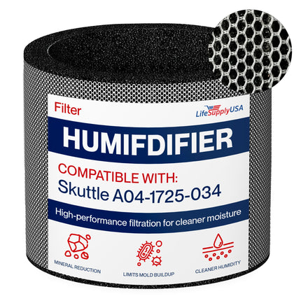 LifeSupplyUSA ER846 Humidifier Evaporator Pad Replacement fits Skuttle A04-1725-034 Humidifier