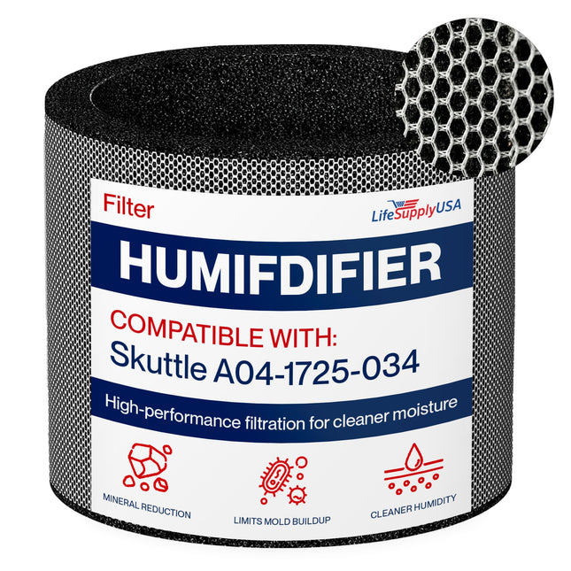 LifeSupplyUSA ER846 Humidifier Evaporator Pad Replacement fits Skuttle A04-1725-034 Humidifier