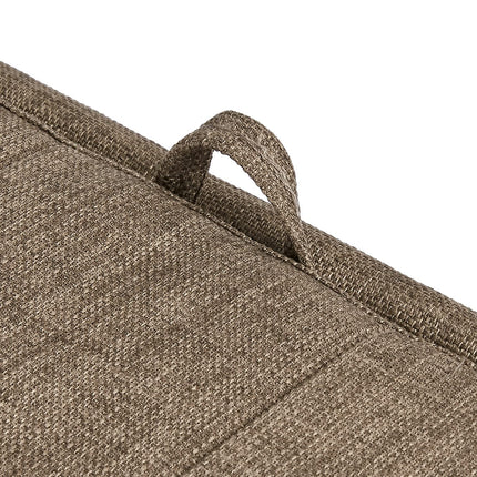 FIRST HILL 3-Piece Rectangular Storage Ottoman Fabric Bench Set, Brownness SJ7625SE NEW OPEN BOX
