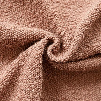 Foindtower 20x20" Pack of 2 Textured Boucle Accent Solid Cozy Decorative Couch Cushion Case, Dusty Orange Hazel X0048OPRZN