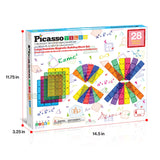 28pc PicassoTiles Jumbo Magnetic Building Blocks Set - 12"x9" and 3" Tiles, STEM Educational Toy
