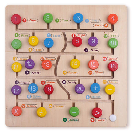 Montessori Toys for Babies | Numbers and Math Board Game | Learning Boards | Wooden Toys | Kids Puzzle | Learning & Education Toys | Perfect for Ages 3 Years and Older