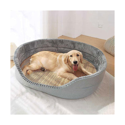 PET HEAVEN XL Thickened Elevated Memory Foam Washable Pet Sofa Bed Couch for Medium Dog Bed