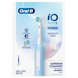Oral-B iO Series 3 Electric Toothbrush with (1) Brush Head, Rechargeable, blue