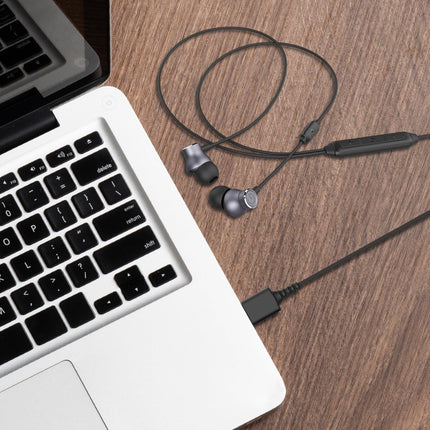 GEVO USB Earbuds with Microphone for PC, USB Gaming Earbuds for PC Laptop Desktop Notebook PS5 PS4, Noise Cancelling Mic Wired Earphones for Zoom, Team Working, Meeting Online Work, Music 2M/6.6FT