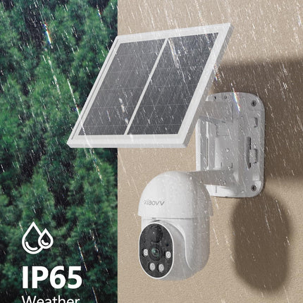 Solar Security Cameras Wireless Outdoor Surveillance with Solar Powered,360° Panoramic View