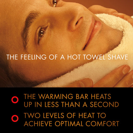 Gillette Heated Razor for Men, Starter Shave Kit by GilletteLabs, 1 Handle, 2 Razor Blade Refills, 1 Charging Dock