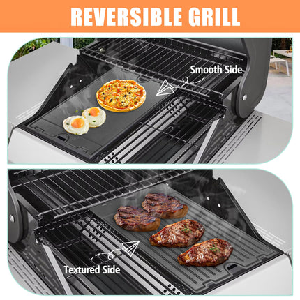 KEESHA 11242 Cast Iron Griddle Replacement Parts for Broil King Baron/Crown