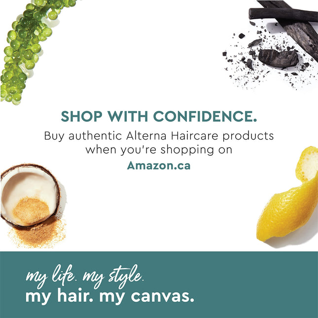 Alterna My Hair My Canvas Me Time Everyday Vegan Color-Safe Shampoo | Moisturizing & Enhances Hair Shine | Sulfate & Paraben Free