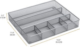 Annova Desk Drawer Organizer/Storage Tray (Silver)
