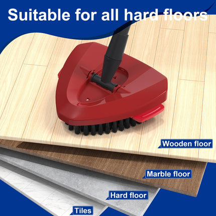 Spin Mop Scrub Brush Head Compatible with Vileda O Cedar RinseClean 1 Tank System, Scrubber Mop Head Replacement Shower Floor Scrubber Hard Bristle Cleaning Brush Cleaning Accessories